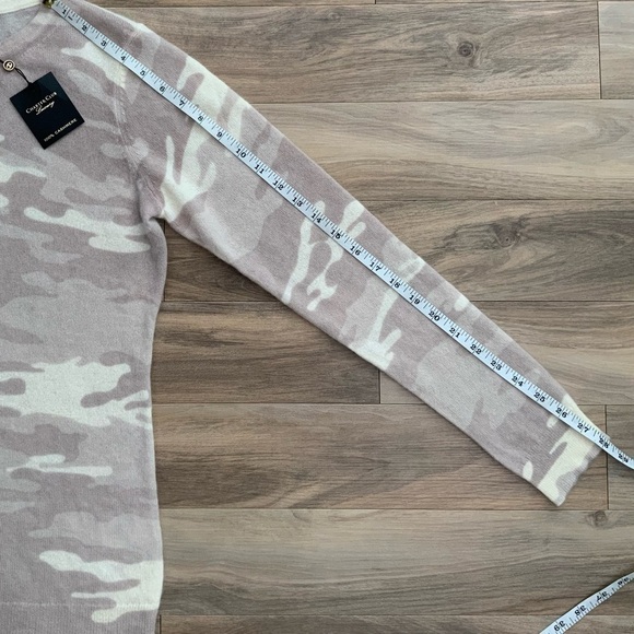 Charter Club 100% Cashmere Camo Sweater - Picture 8 of 9
